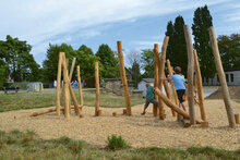 Sfeerfoto Eco-Play Palenbos Robinia 25 palen