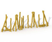 Eco-Play Palenbos Robinia 35 palen