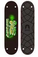 Skateboard Staschommel Zwart met BR-touw Zwart