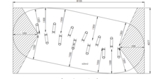 Afmetingen Eco-Play De Schaar 12 palen Robinia