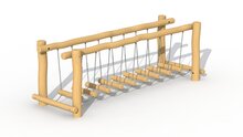 Eco-Play Behendigheidsparcours Waggelbrug Openbaar