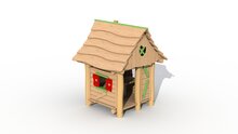 Eco-Play Minidorp Houthakkershutje Robinia Openbaar