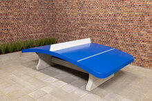 Betonnen Voetvolleybaltafel Blauw