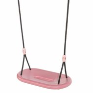 Ergonomisch Schommelzitje XXL Pastel Roze met Zwart BR-touw