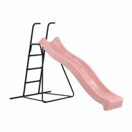 Vrijstaande Ladder Zwart150 cm Hoog met Glijafke Tsuri Pastel Roze