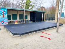 Zandbaknet pvc op maat