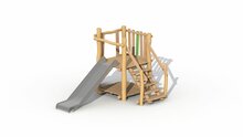Eco-Play Minidorp Jagerstoren zonder dak Robinia Openbaar
