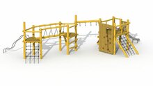 Andere zijde Eco-Play Maxi ToverSpeeltoren met Hanglussen