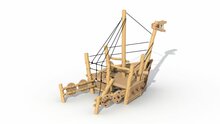 Eco-Play Piratenboot Albatros Voorsteven Robinia Openbaar