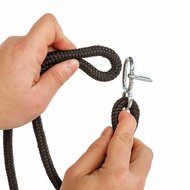 stelacht open met zwart br touw