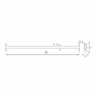 DICE duiklestang  90 cm afmetingen