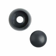 100 stuks 2-delige afdekdop voor bouten en moeren Antraciet M8/M10