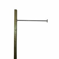 B-Play Aanbouw Duikelrek 90cm Antraciet met verduurzaamd houten paal