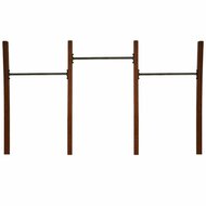 duikelrek hardhout paal antraciet trio
