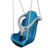 Kuipschommel Blauw *Mini beugel + RVS ketting** voor personen met handicap / beperking