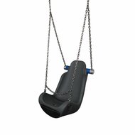 Kuipschommel Grijs met RVS ketting voor personen met handicap / beperking