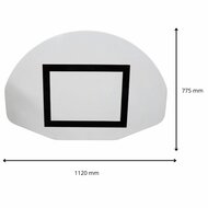 afmetingen Street Basketbalbord Openbaar 112 x 78 cm