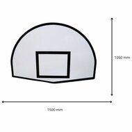 afmetingen American Basketbalbord Openbaar 150 x 105 cm