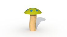 Eco-Play Robinia Paddenstoel Geel hoog model 