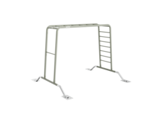 BERG PlayBase Large Pastel Groen met Duikelrek en Klimrek volledig