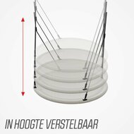 BERG Nestschommel Grijs Ø110 met BR touw in hoogte verstelbaar