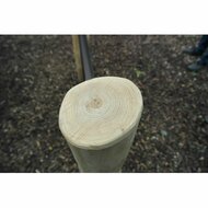 detail houten staander