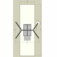 valruimte voor rolstoelschommel