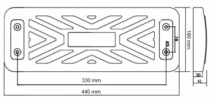Afmetingen schommelzitje rubber basic II