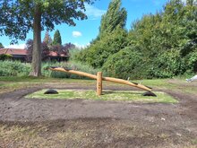 Robinia wipwap wip wap hout palen, openbaar gebruik 4-persoons 4 personen