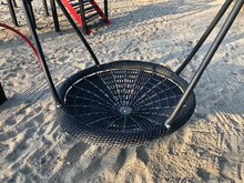 Rubberen sleeve &Oslash;8mm voor schommelketting