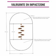 valruimte van B-Play Robinia Stelten Schuin (6 Stuks) Openbaar - Module 1