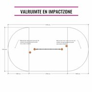 valruimte van B-Play Robinia Verticaal Klimnet met Stappalen Openbaar - Module 2