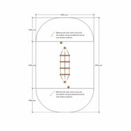 valruimte van B-Play Robinia Wiebelbrug Klein met Stappalen Openbaar - Module 3B-Play Robinia Wiebelbrug Klein met Stappalen Op