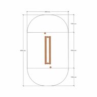 vrije ruimte B-Play Robinia Dwarsbalken met Stappalen Openbaar - Module 5
