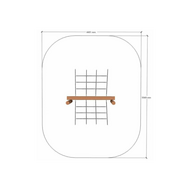 valruimte van B-Play Robinia Klimnet Parcours Openbaar - Module 8