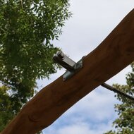 kabelhouder B-Play Robinia Kabelbaan met Platform Openbaar