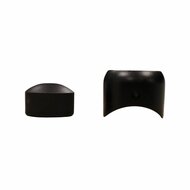 2-delige afdekdop voor bouten en moeren voor ronde palen &Oslash;45-60 mm Zwart M10/M12