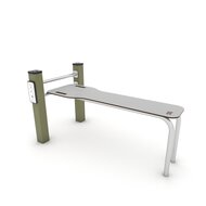 Outdoor Workout Sit-up Bench Khaki Groen