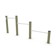 Outdoor Workout Tripe Push-up Bars Khaki Groen