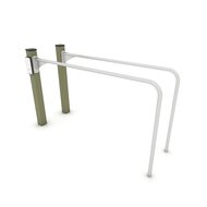 Outdoor Workout Parrallel Bars Khaki Groen