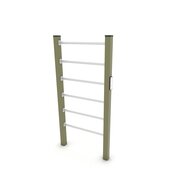 Outdoor Workout Bar Wall Khaki Groen
