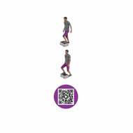 voorbeeld oefening van Outdoor Workout Step Up Box 20cm Grijs