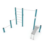 Outdoor Workout Calisthenics Station XS Turquoise