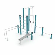 Outdoor Workout Calisthenics Station M Turquoise
