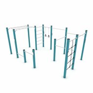 Outdoor Workout Calisthenics Station L Turquoise