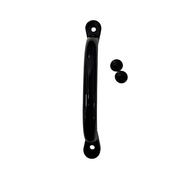 Handgreep Nylon Zwart 23 cm bovenaf inclusief dopjes