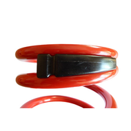 Anti-Beknelling Wig voor Veer van Veertoestel Zwart in gebruik