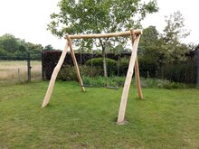 B-Play Robinia Houten Schommel 4 Haken