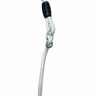 stelacht van B-Play Schommelzitje Verduurzaamd Hout 2.40 m Beige BR Touw Geschroefd