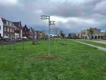 Anti-Vandalen Korfbalpaal met 3 aluminium korven